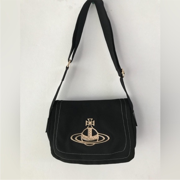 Vivienne Westwood Handbags - Vivienne Westwood orb crossbody canvas bag